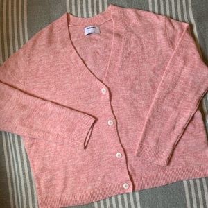 NWOT Old Navy Soft Button-Front Pink Cardigan Lrg